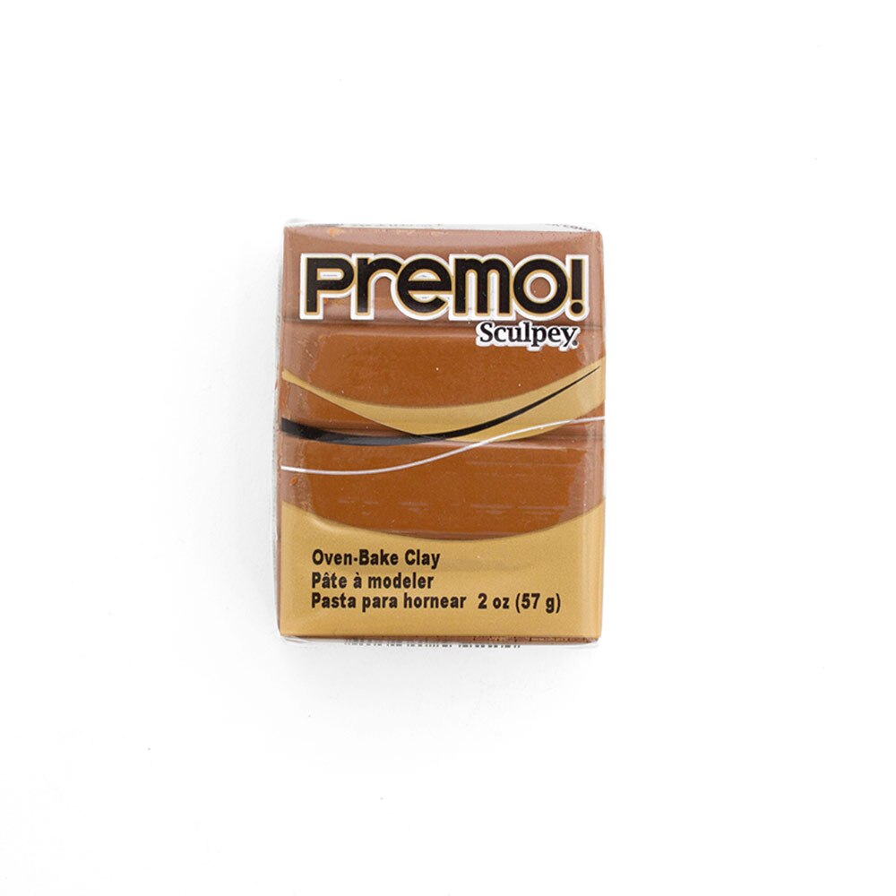 Polyform, Premo Sculpey, Oven Bake, Model Clay, 2oz, Raw Sienna